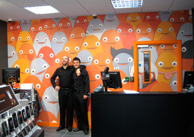 Shop interior - staff