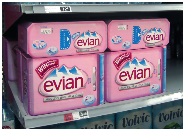 On the shelves