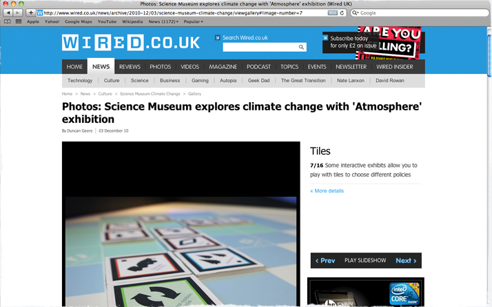 Carbon Cycle on Wired