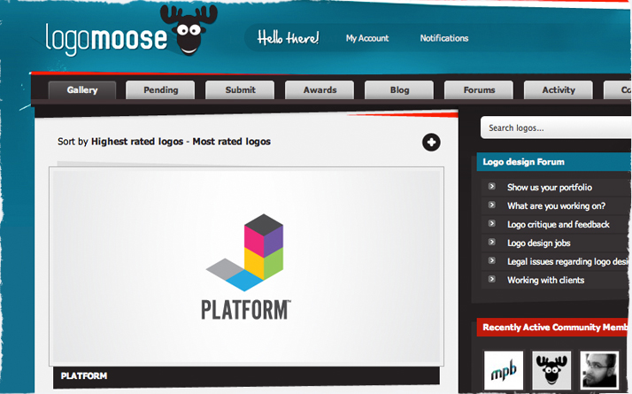 Platform featured on Logo Moose
