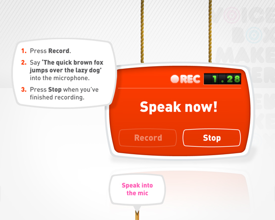 Record voice